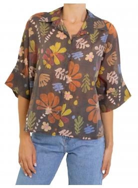 Camicia fantasia floreale 